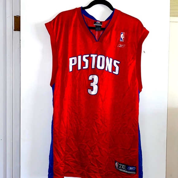 Pistons Jersey 2xl Wallace #3 - Picture 1 of 5